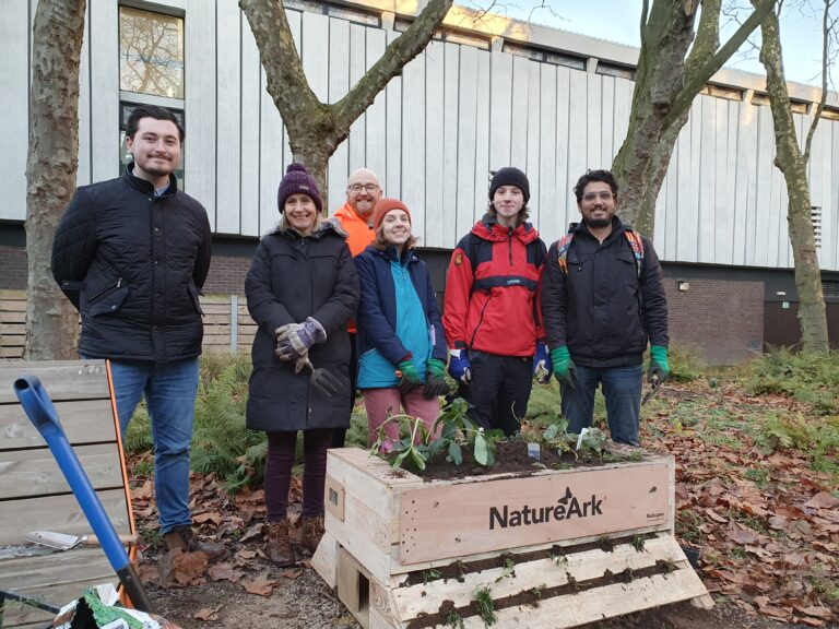 Liverpool University staff with NatureArk