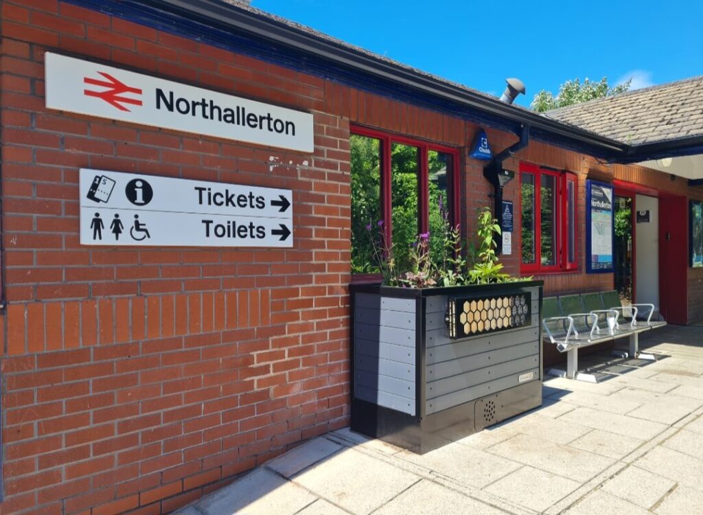 BioScapes SuDS unit installed at Northallerton rail station for TransPennine Express