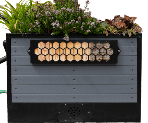 BioScapes Suds unit installed with habitats and planted